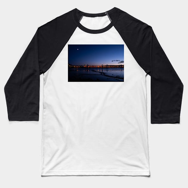 Blue-Hour Dunston Staiths Baseball T-Shirt by axp7884